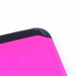 Wholesale Samsung Galaxy S6 Edge Slim Fit Armor Hybrid Case (Hot Pink)